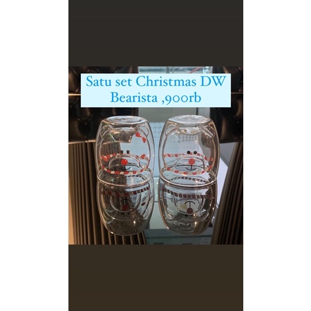 Double Wall Glass Starbucks Christmas Set