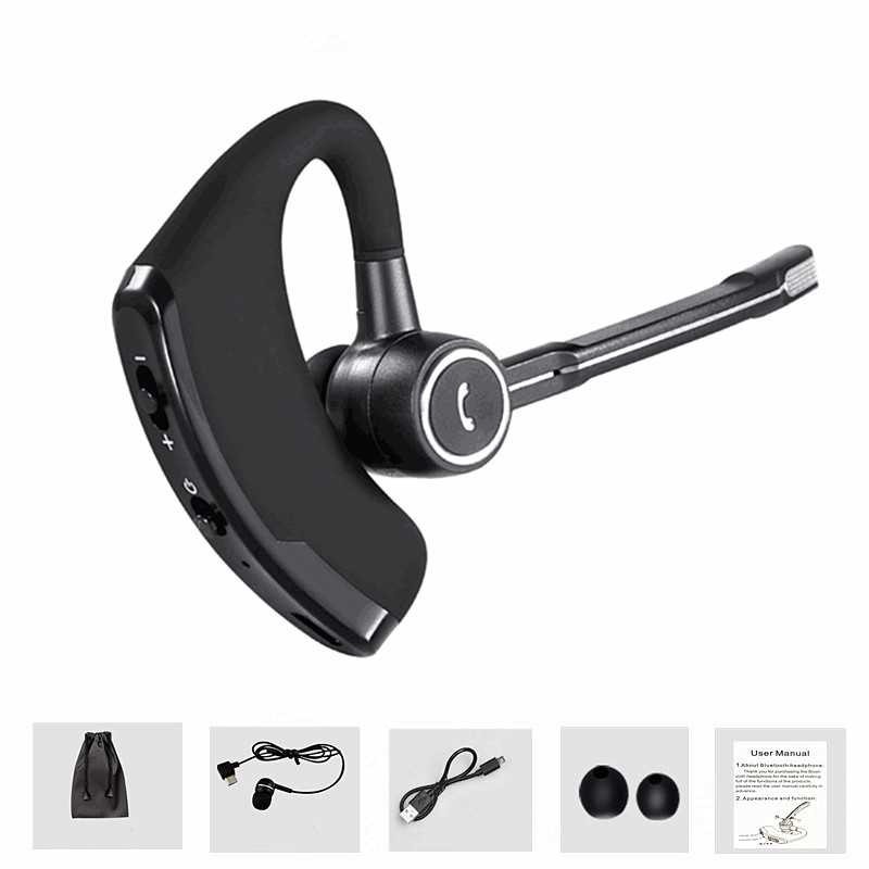 sell Wireless Headset Bluetooth V4.1 dengan Mic - V8S - Hitam