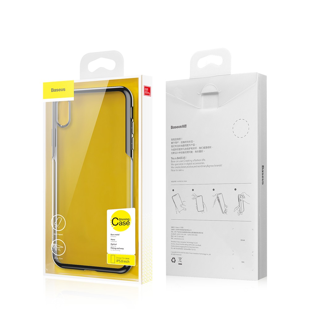 baseus shining case ipone xr & ipone x/xs & ipone xs max