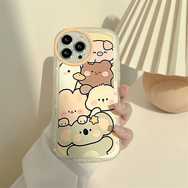 Casing Softcase Realme C35 C31 C30 C21Y C25Y C25 C25s C20 C20A C17 C15 C12 C11 5 5i 5s 7i Narzo 50A Prime Motif Binatang