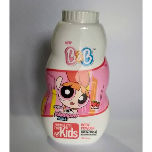 (150gr) Bedak BnB kids Powerpuff girls
