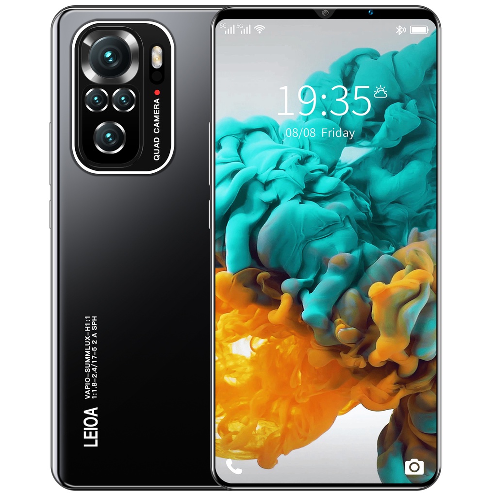 【COD】Terjual terbaik hp Penjualan ponsel Note10 Pro asli penjualan besar 2021 (RAM 6 GB + ROM 128 GB) Smartphone infrared hp handphone hp androit murah  hp android promo joystick hp hp android 10 handphone android hp bagus yang murah handphone android-hitam