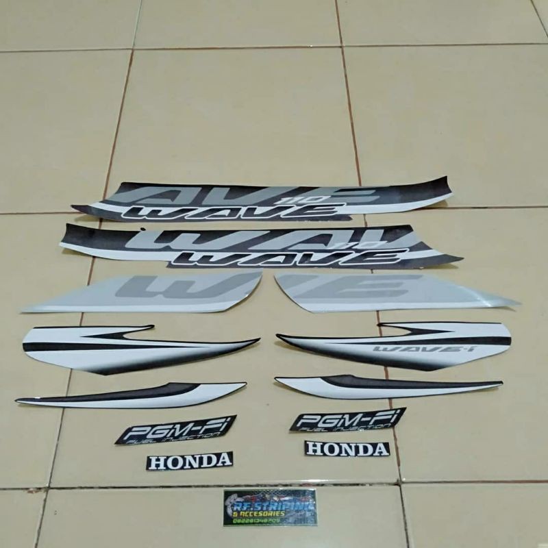 Striping Sticker Wave 110 Revo Absolute Shopee Indonesia