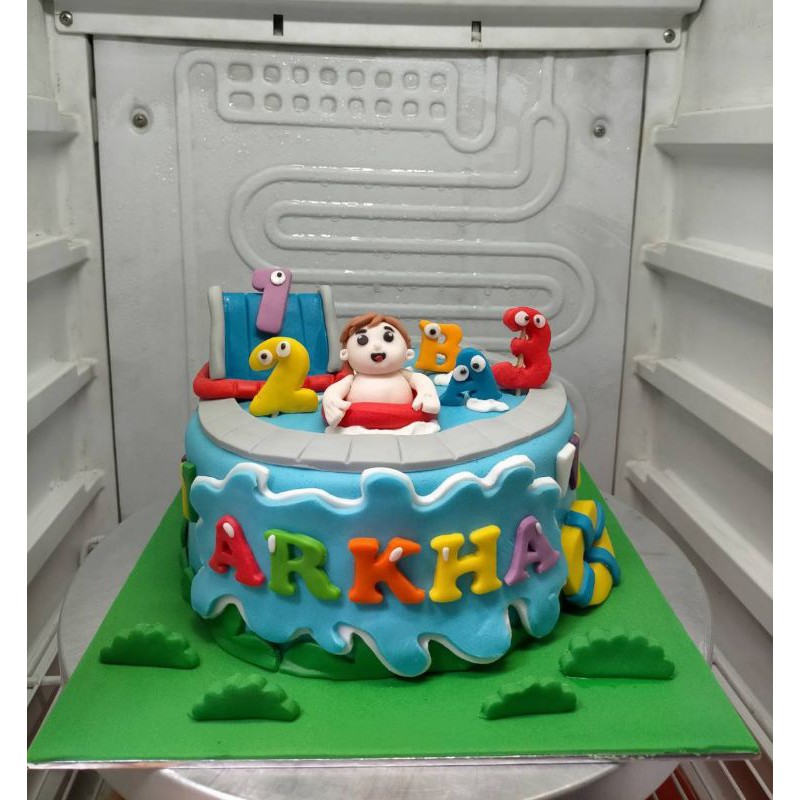 

kue ulang tahun kolam renang