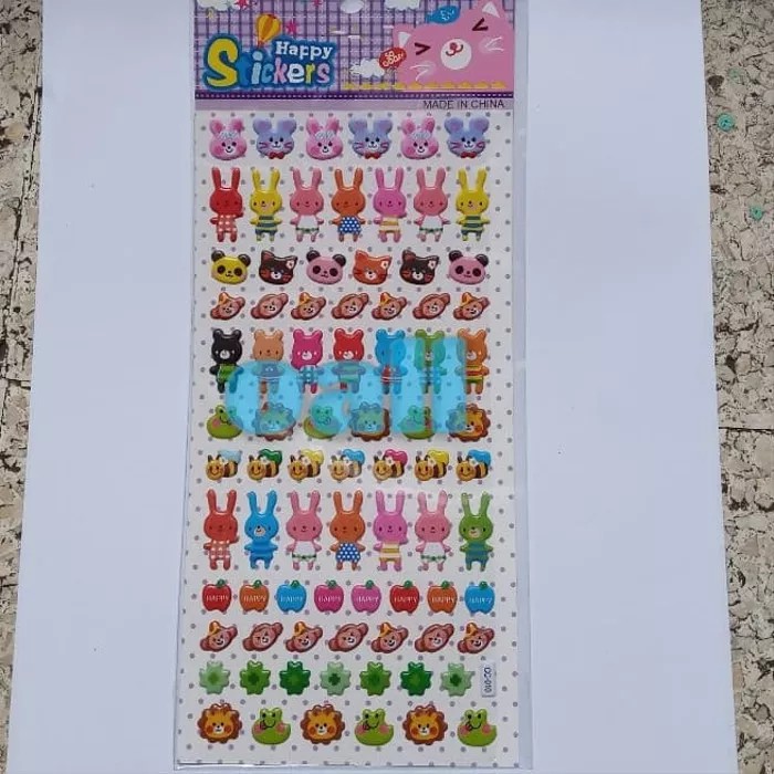 

015.4 - Small Animal Sticker / Stiker Hewan / Puffy Sticker