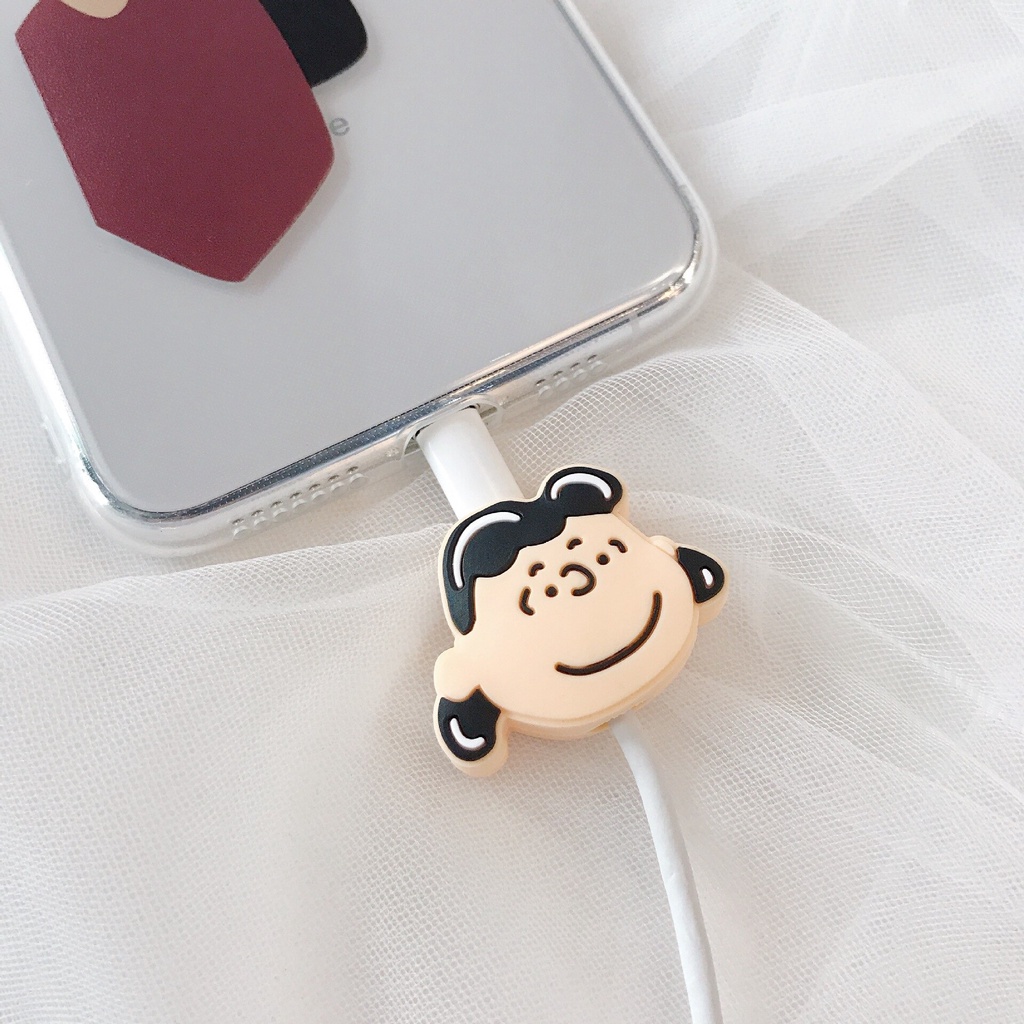 【Wholesale】 Cute USB Cable Protector Data Line Management Charging Protection Data Line Ties for IPhone 12 11 6 7 8 X IPad