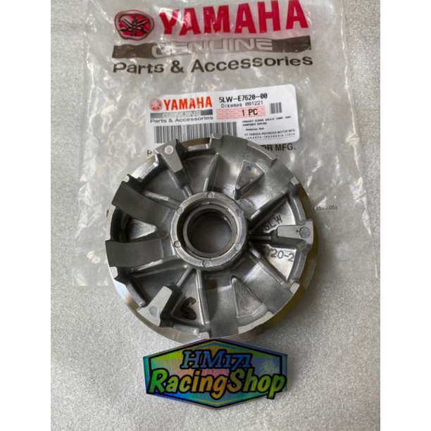 rumah roller+kipas bubut custom pulley racing mio 115 karbu mio sporty,mio smile, mio soul, Fino karbu, nouvo kode 5LW 5TL sudah kerok jalu roller