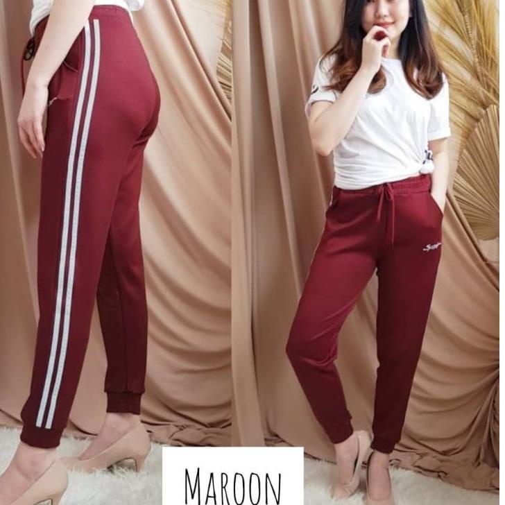 Stok terbatas.. Celana training celana olahraga wanita Jogger sport panjang import training sport li