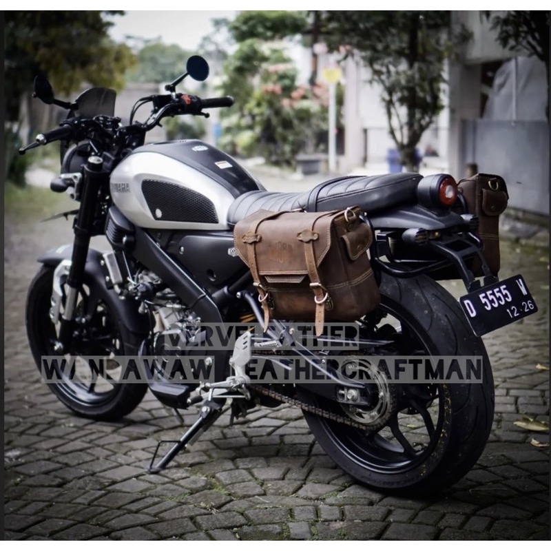 xsr 155 , yamaha xsr 155 , tas samping xsr , sidebag xsr