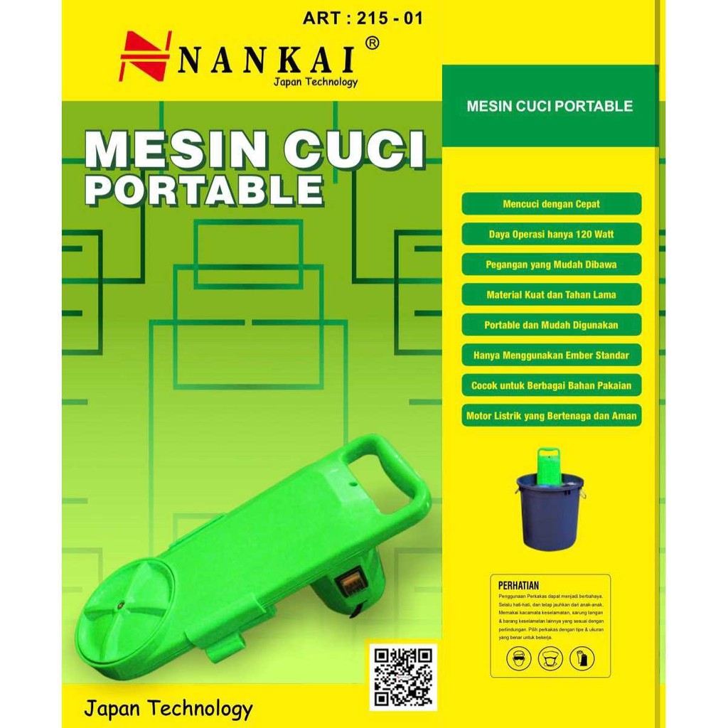 Mesin Cuci Mini Portable ReWash & ReClean merk NANKAI Paling Keren Murah dan Laris
