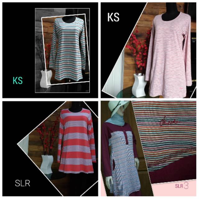 Atasan Kaos / Tunik / Gamis / Rok Oka Oke