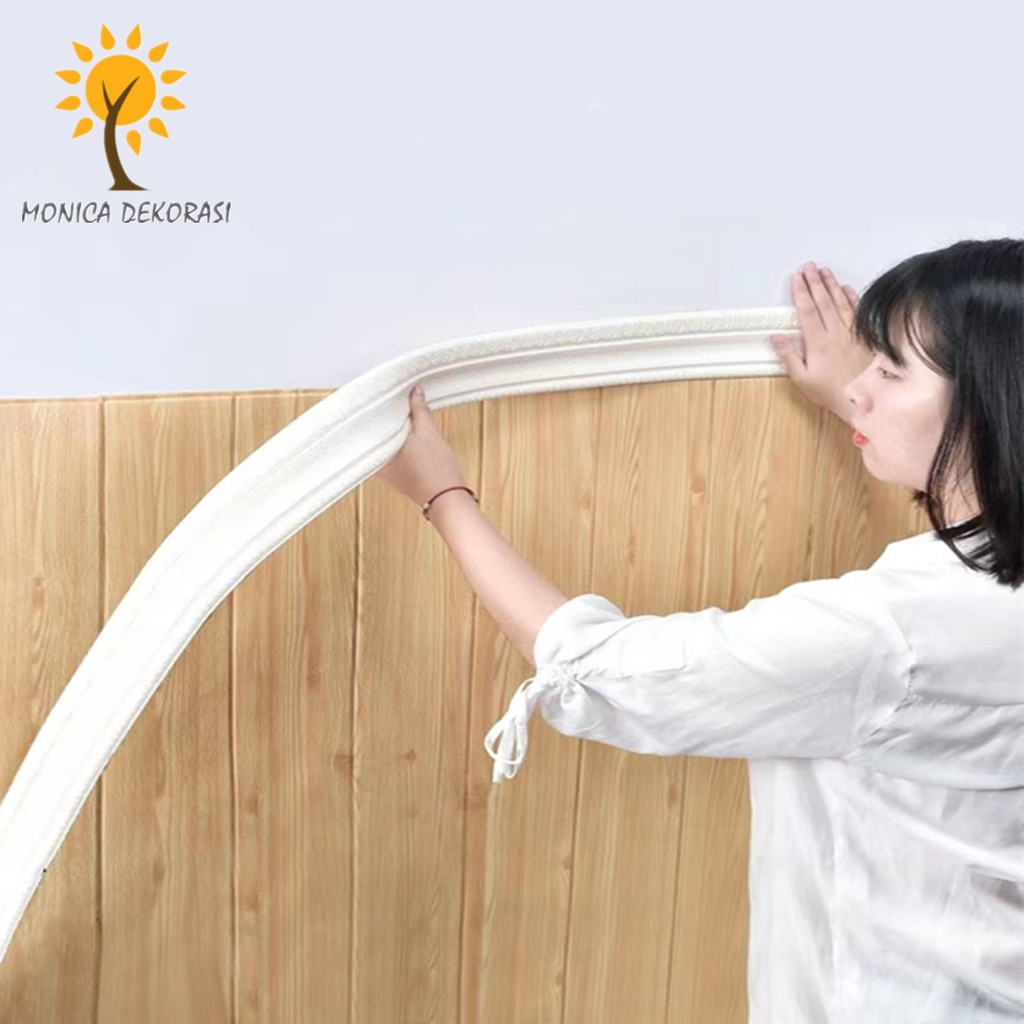   List Wallpaper Dinding Stiker Border Wallfoam 3D Sticker Dekorasi Kamar Rumah Murah 2.3M-5