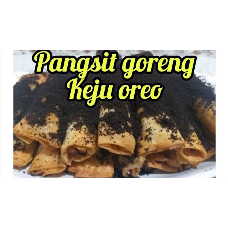 

pangsit goreng keju oreo