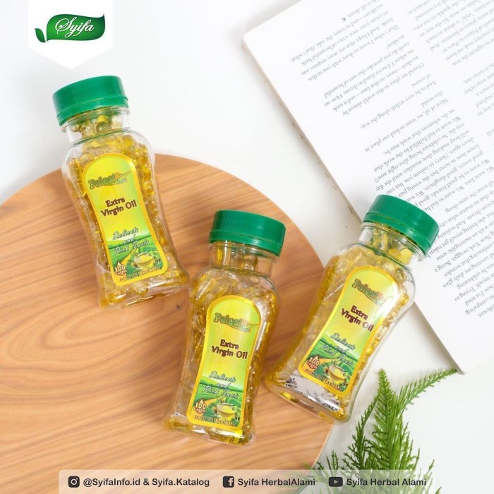 Minyak zaitun kapsul / zaitun palestin / minyak zaitun 100 kapsul
