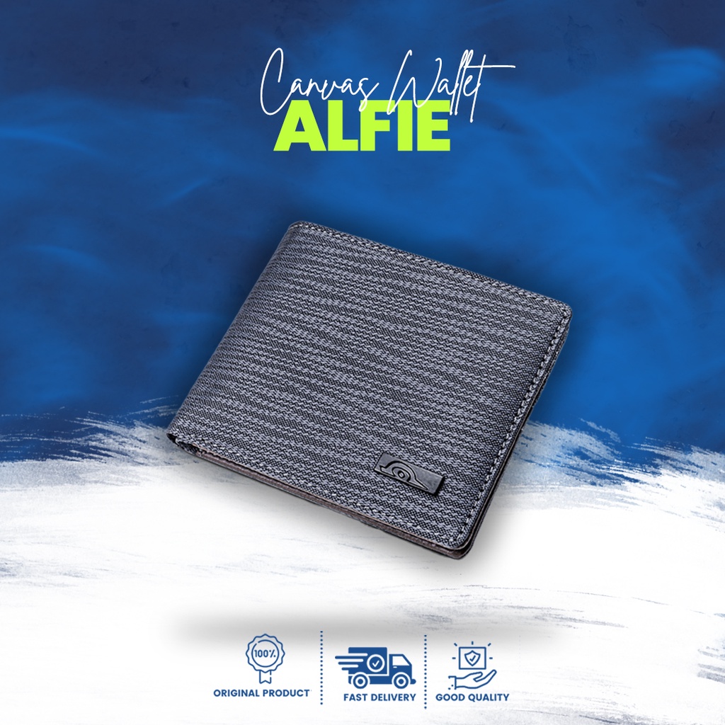 Dompet Wallet Uang Kartu Mini Lipat Tipis Murah Distro Kulit Canvas Pendek Motif Organizer Import Ko