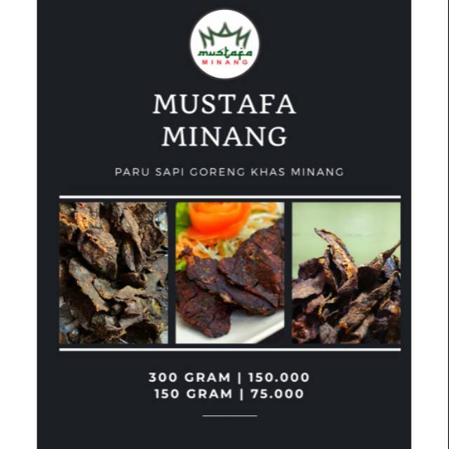 

Paru Sapi Goreng Khas Minang