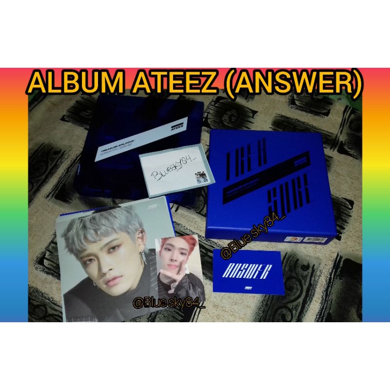 Album ateez answer photocard mingi