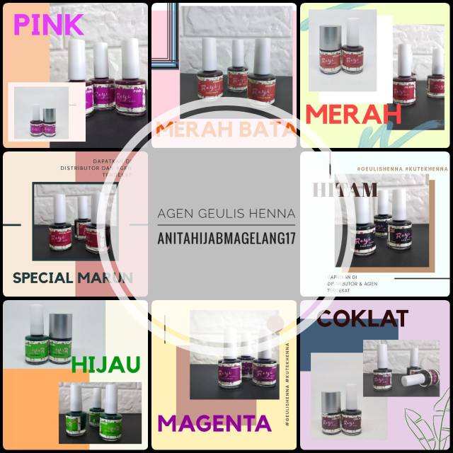 Rayi geulis henna| Henna kuku halal | Henna sah sholat