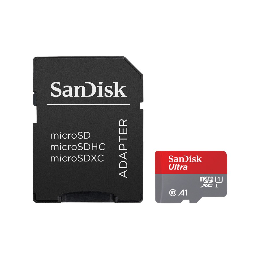 Micro SD SanDisk Ultra SDXC 64GB 120MB/s with Adapter for Chromebook