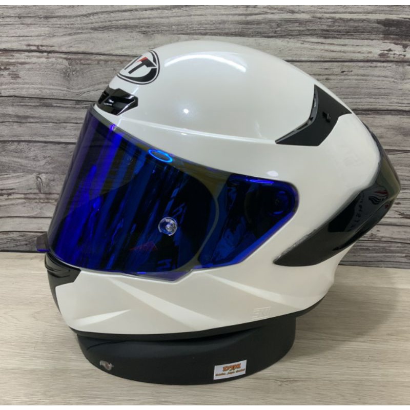 Jual HELM KYT TTC SOLID WHITE/PUTIH POLOS/KYT FULL FACE Shopee Indonesia