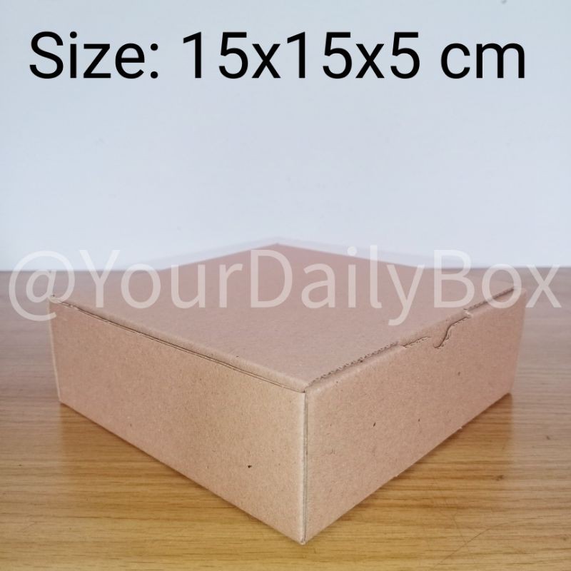 

[isi 10 pcs] Kardus packing murah, dus murah, kotak aksesoris uk 15x15x5 cm