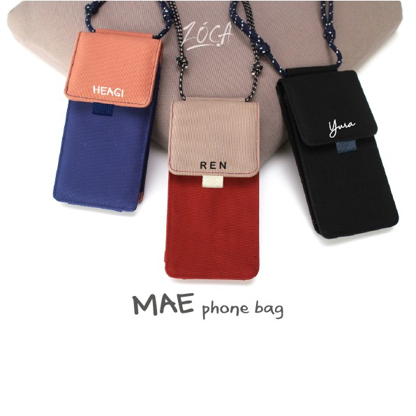 MAE TAS SELEMPANG HANDPHONE  (CUSTOM NAMA)