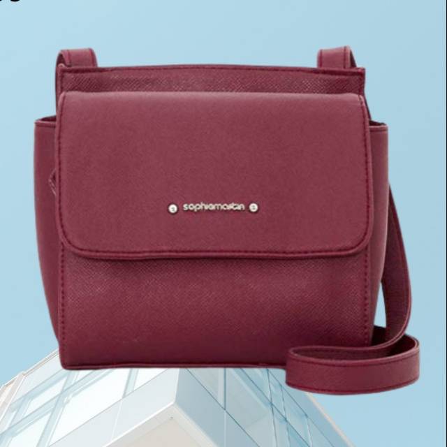 Tas kassia bag sophieparis maroon