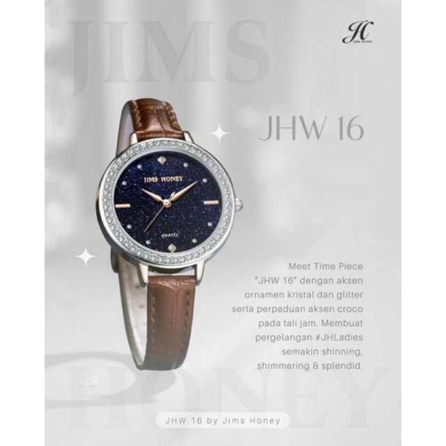 Jimshoney - Jhw 16 Original Jam Tangan Wanita Mewah Free Box exlusive