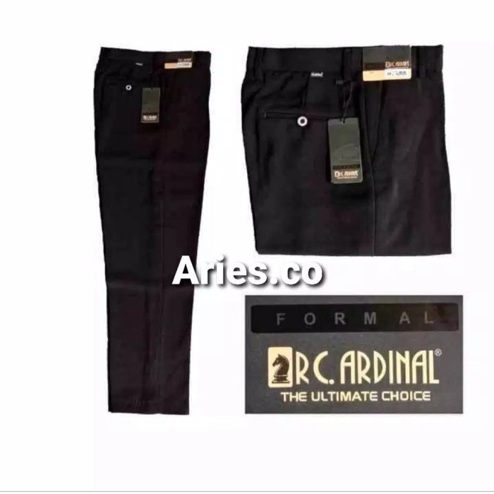 Celana Pria Panjang Dasar Formal Teflon Kerja Kantor Standar Reguler fashion E8R7 branded termurah b