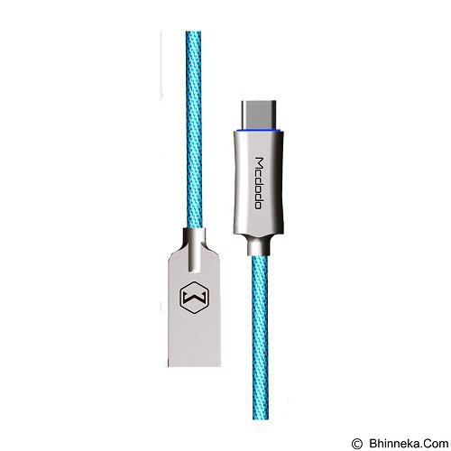 Kabel Type C McDodo Auto Disconnect Type C to USB Data Cable 1.5 M QC 3.0 - Tiffany Blue