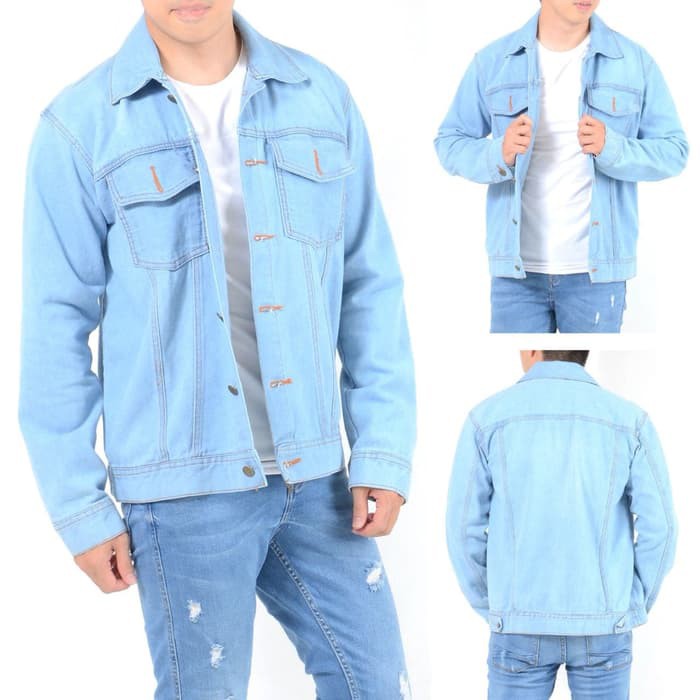 Jaket Jeans Jumbo Standar Terbaru Ukuran M L XL XXL 3XL