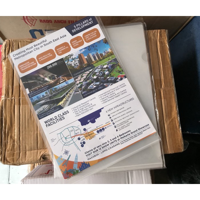 

ORGANIZER-DOCUMENT- MAP BENING DAICHI A4 - CLEAR HOLDER -DOCUMENT-ORGANIZER.