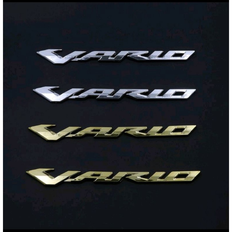 Emblem Timbul Honda Vario Emblem timbul 3D Vario gold