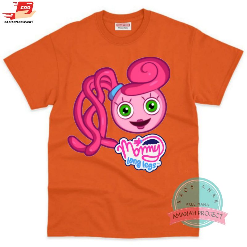 KAOS ANAK BAJU ANAK MOMMY LONG LEGS BAHAN PREMIUM