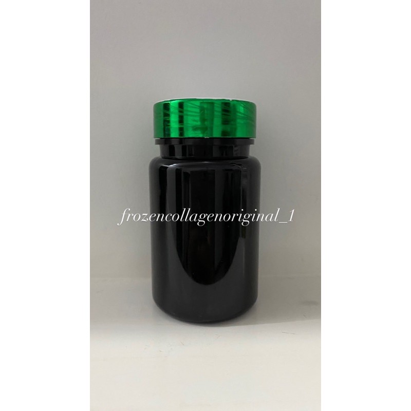 Botol Herbal Kapsul Obat 100ml HITAM