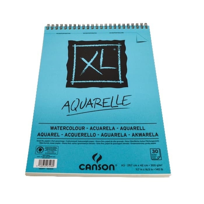 

Papan Tulis Gambar - Lyra Sketch Book - Kiky Sketch Book Canson Xl Aquarelle A3 Watercolour Pad Buku