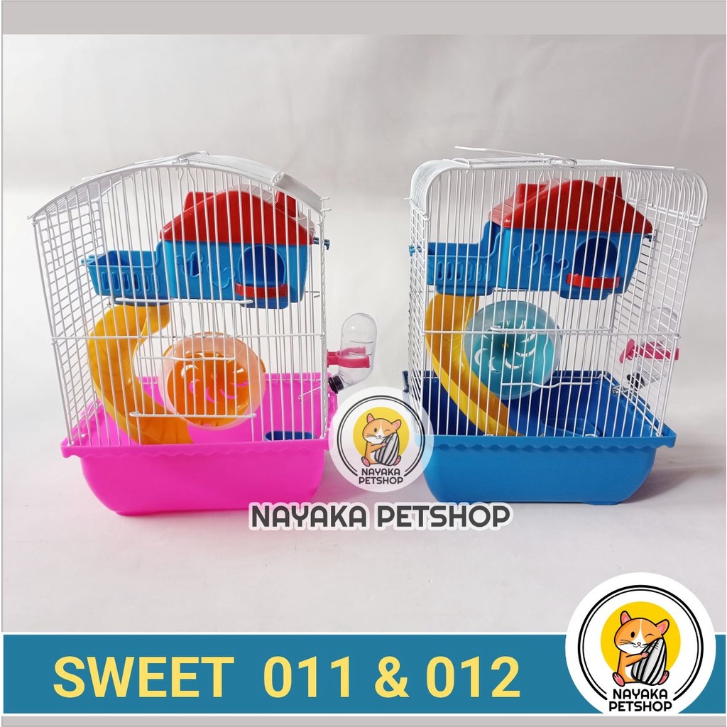 Sweet 011 Kandang Hewan Hamster Tingkat 2 Lantai