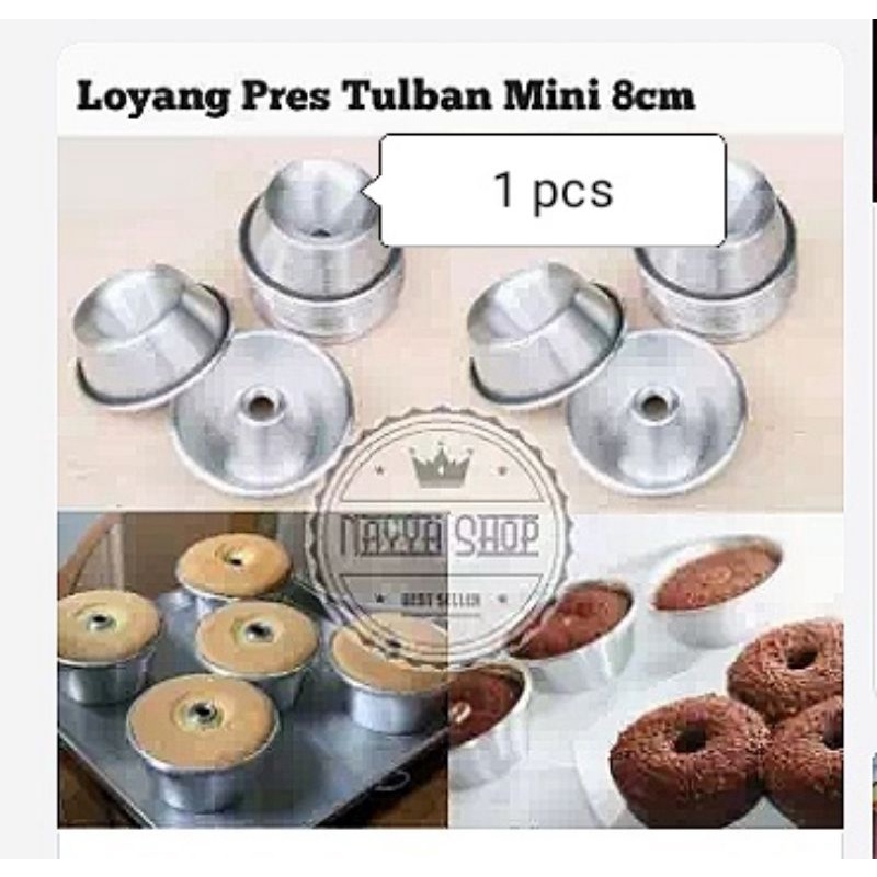 

tulban pres mini ukuran 8 x3cm termurah
