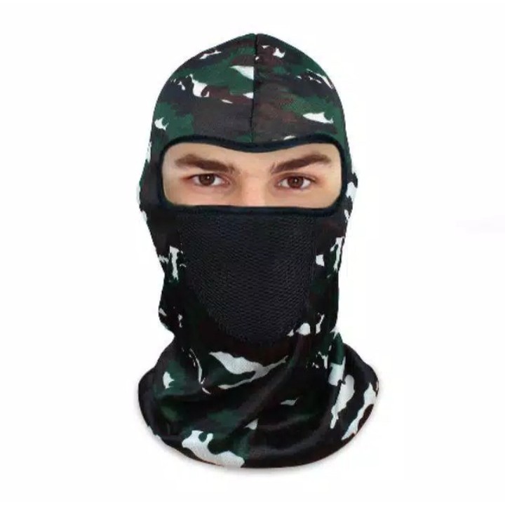 Satuan Masker Ninja Army KBR/Masker motor Murah/masker buff motor berkendara anti polusi dan debu