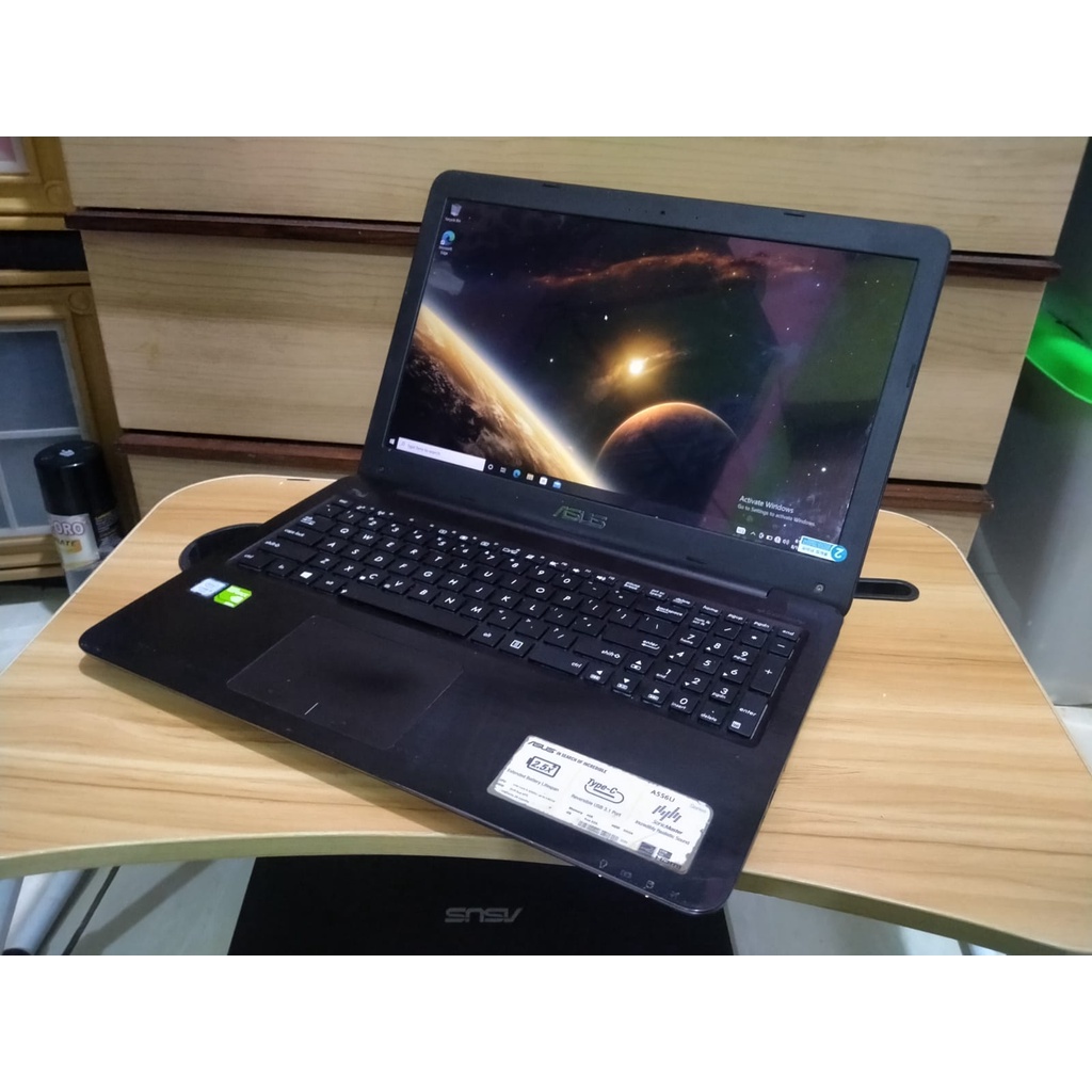 laptop asus a556u intel core i5 gen 6ram 4gb hdd 500gb win 10 dual vga nvidia ge force 930m 14inch h