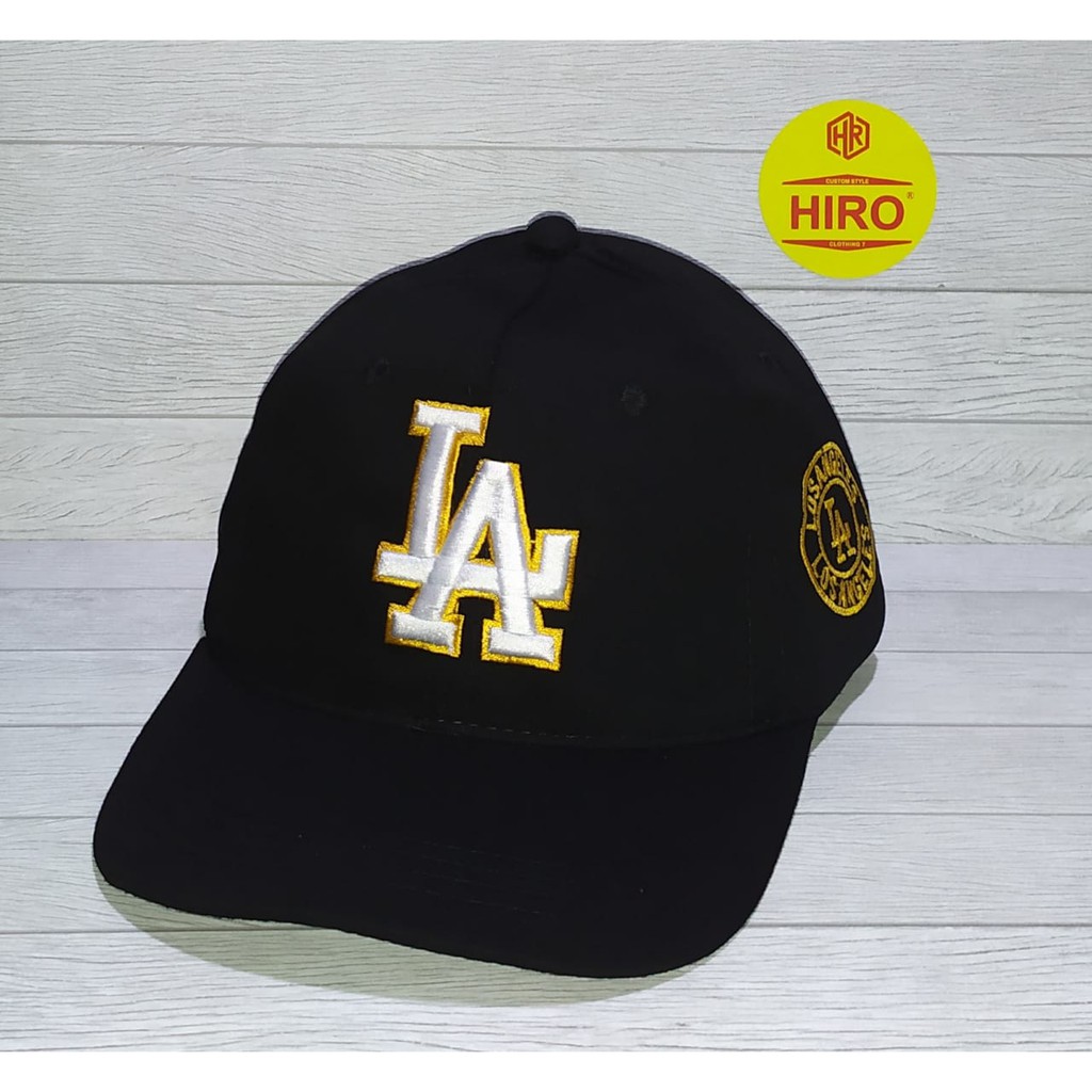 [COD]Topi Baseball Bordir LA New Model/Topi Distro Pria/Topi Santai