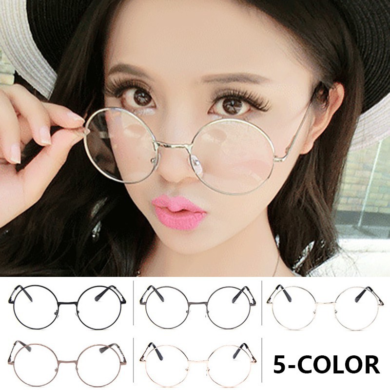 [Bayar Di Tempat] Kacamata Hitam Cat Eye Bahan Metal Gaya Retro untuk Wanita/Pantai