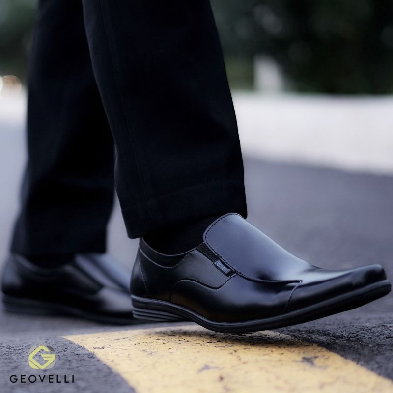 [BISA BAYAR DITEMPAT] Sepatu pantofel pria Sepatu kantor formal kulit hitam sepatu kantor