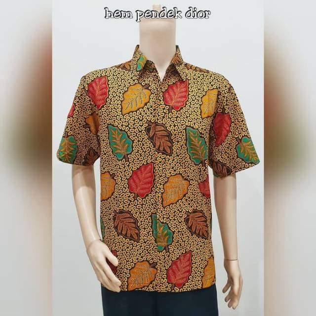 Hem kemeja atasan baju batik seragam kantor JUMBO big size M-5L dior