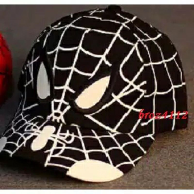 topi anak spiderman baseball topi spiderman