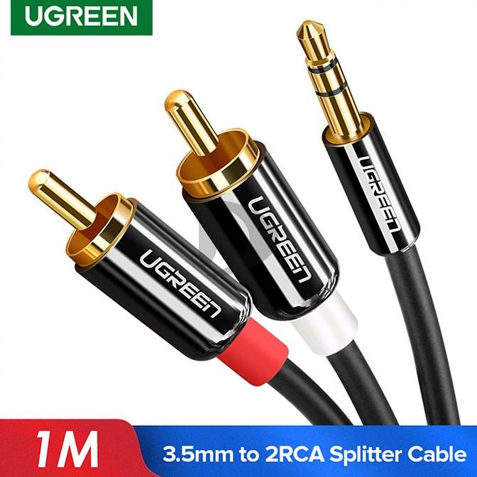 Kabel Audio Rca Merah Putih Baseus Speaker Tv Aux 2 Cabang E36 Cable