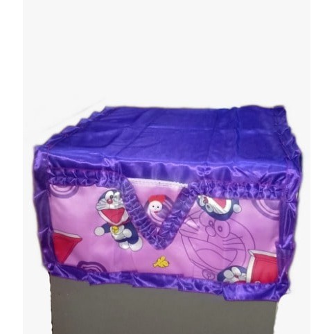 SARUNG KULKAS MOTIF DORAEMON JUMBO BAHAN SATEN