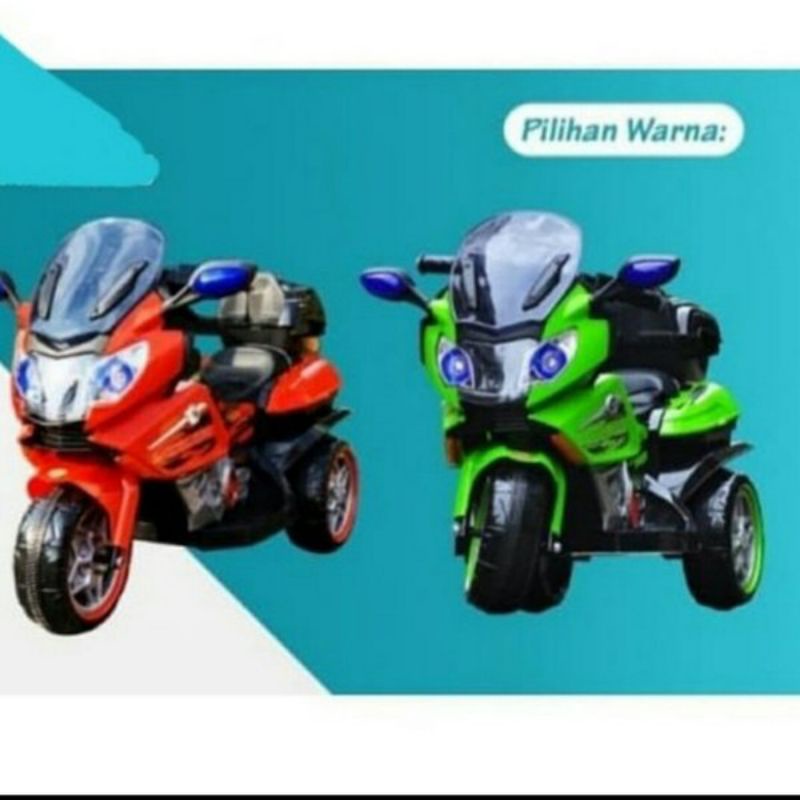 MOTOR AKI NEW SAMURAI PAKAI REMOTE ~ MAINAN MOTOR AKI ANAK