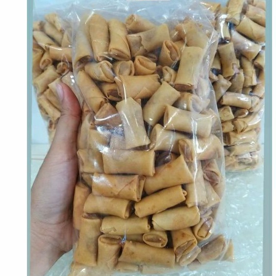 

SUMPIA EBI SPESIAL, SUMPJA SPRING ROLL UDANG EBI 450gr , SNACK LEBARAN , SNACK IMLEK