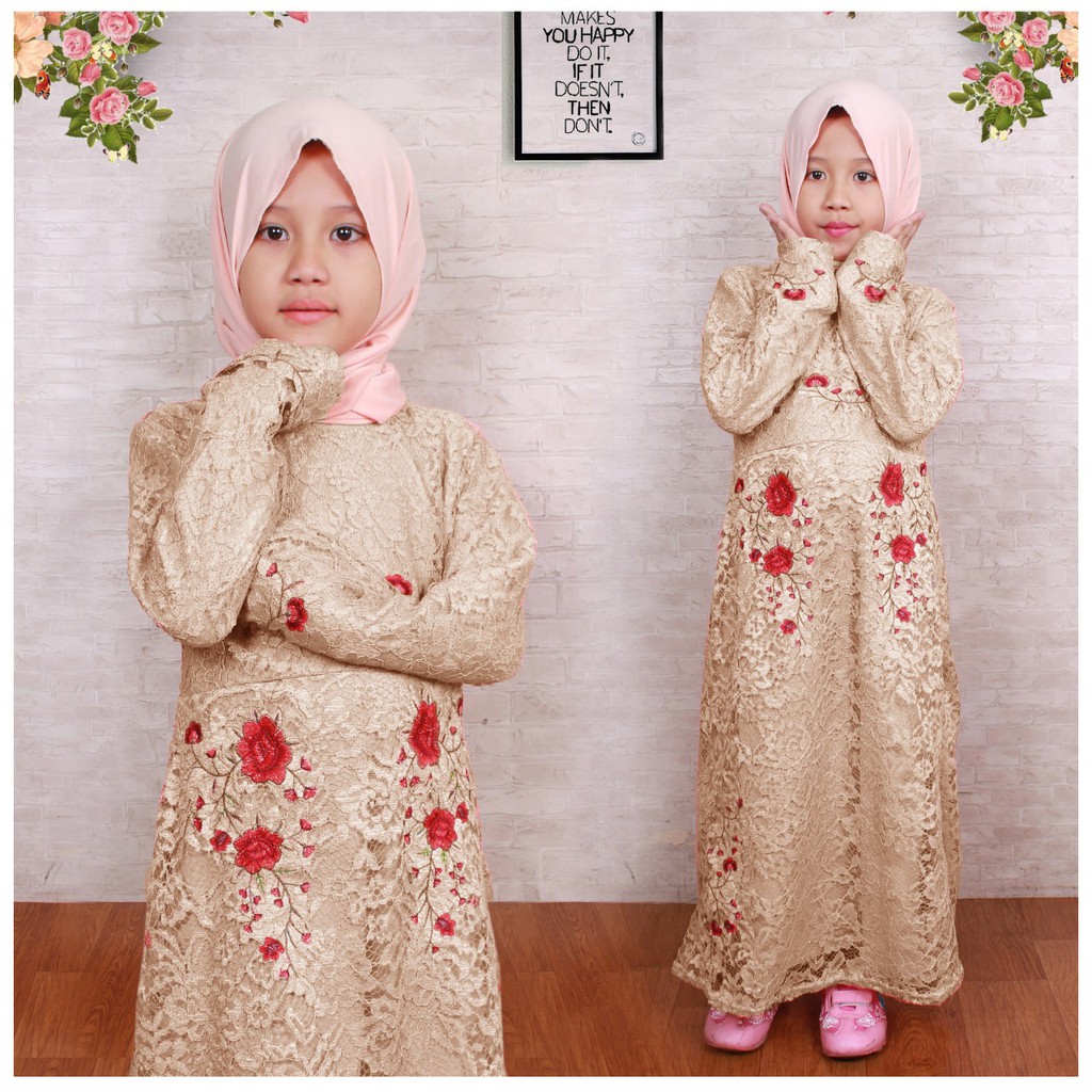 HOPYLOVY SALE - GAMIS ANAK BRUKAT NAOMI KIDS